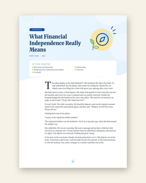 Chapter 1 opening page: What Financial Independence Really Means